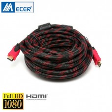Câble HDMI 15m FHD avec connecteurs plaqués Or Mecer